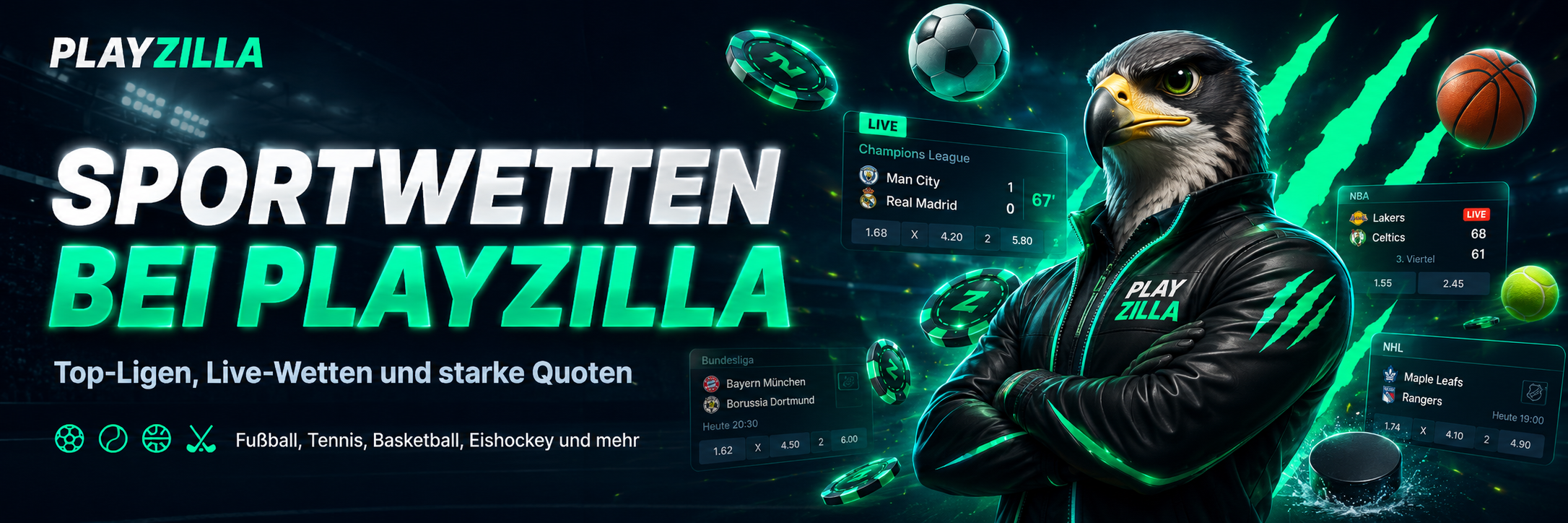 Sportwetten bei PlayZilla